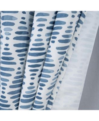 RT Designer Collection Justice Printed Blackout Luxurious Decorative Grommet Curtain Panel 54" x Blue