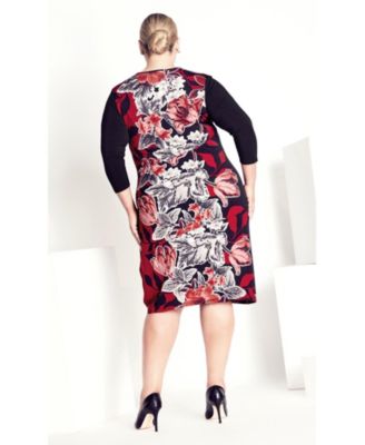 Women's Plus Size Chelsea Placement Dress