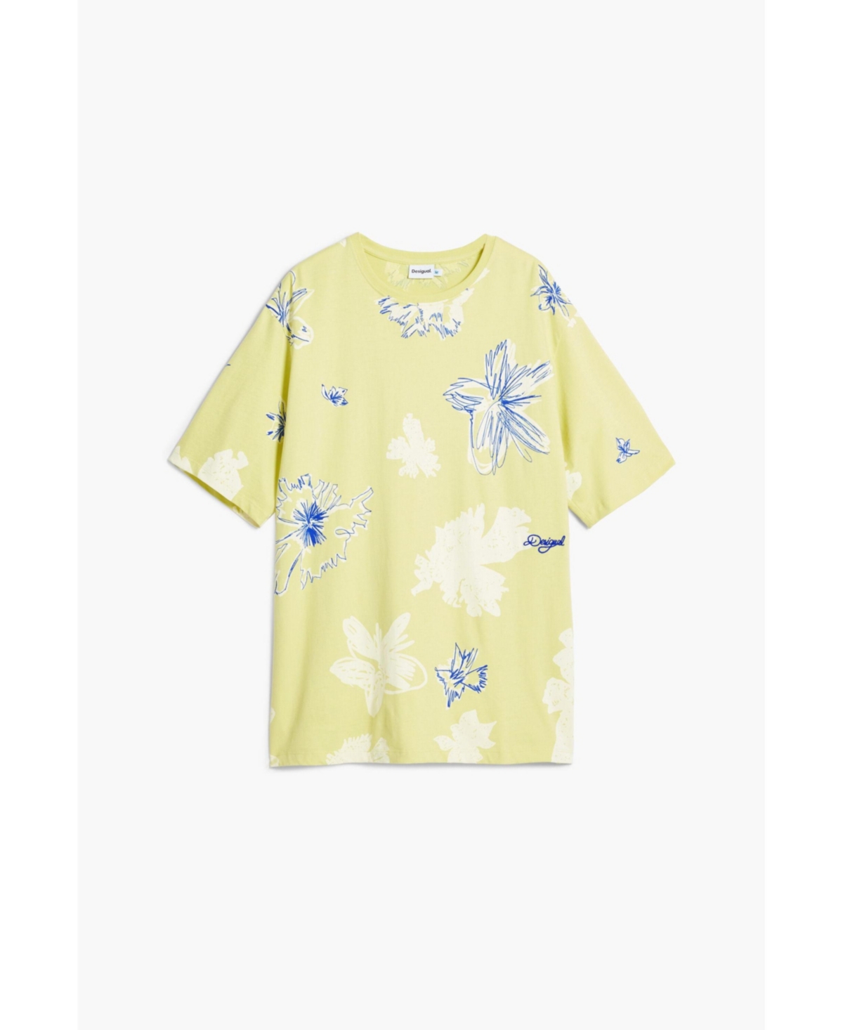 Desigual Men's Short-sleeve T-shirt with leaves