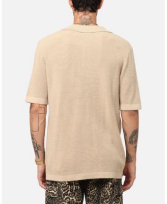 Men's Zyair Knit Rib Button Up Shirt