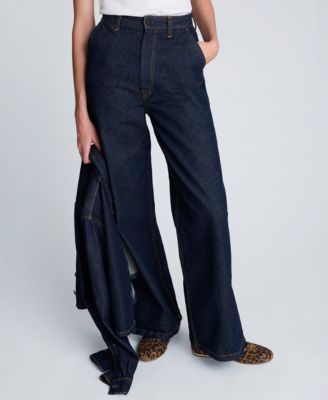 Women's Wide-Leg Denim Trousers