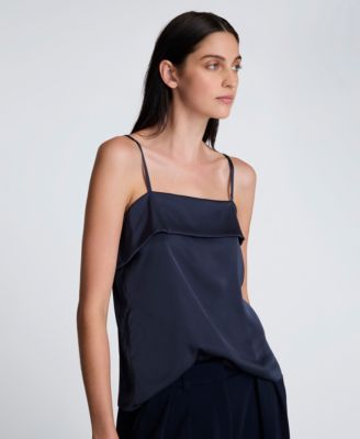 Women's Fold-Over Sleeveless Camisole Top