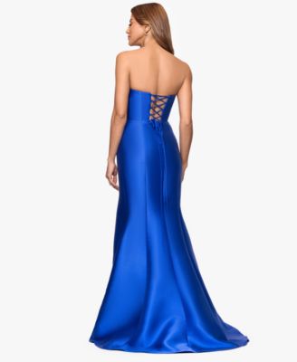 Women's Long Strapless Dress