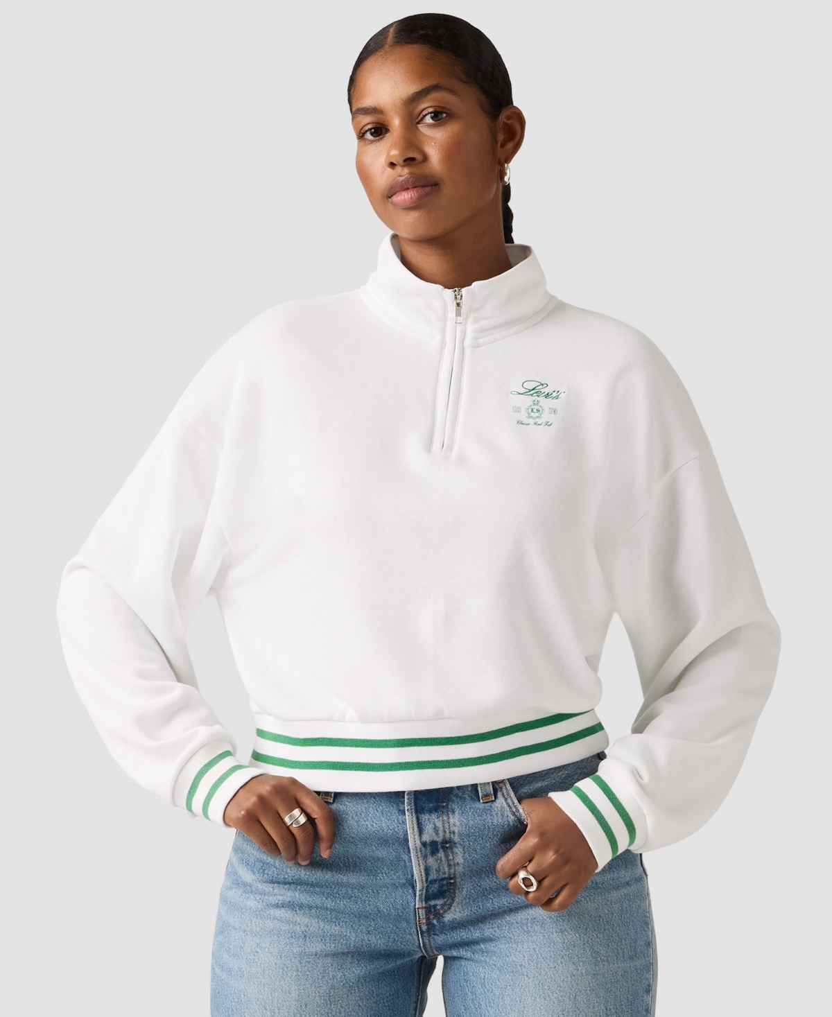 Levi's Women's Crewneck Long-Sleeve Top