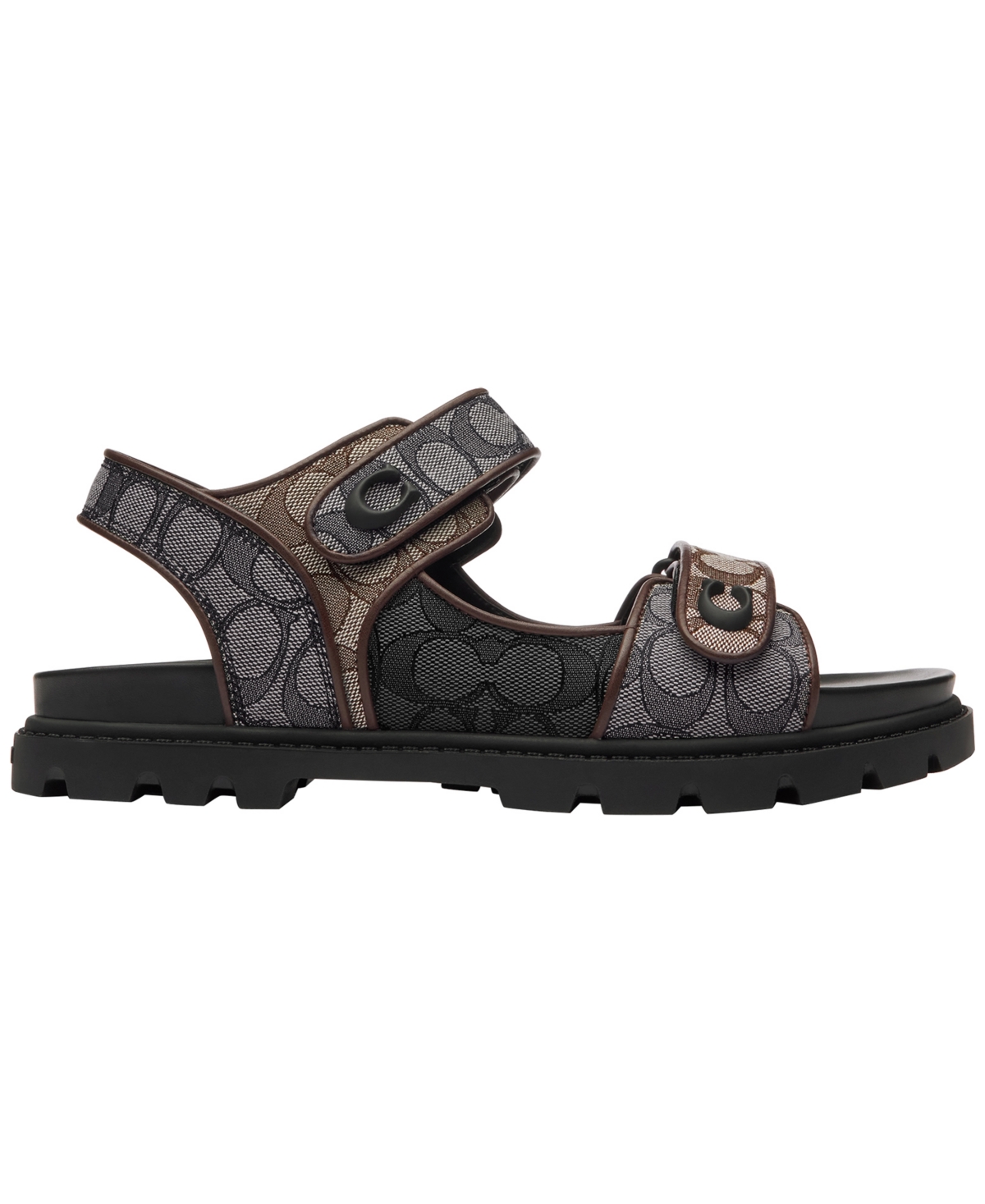 Coach Men's Signature Jacquard Platform Sandals