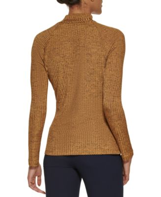 Petite Long-Sleeve Tie Neck Blouse