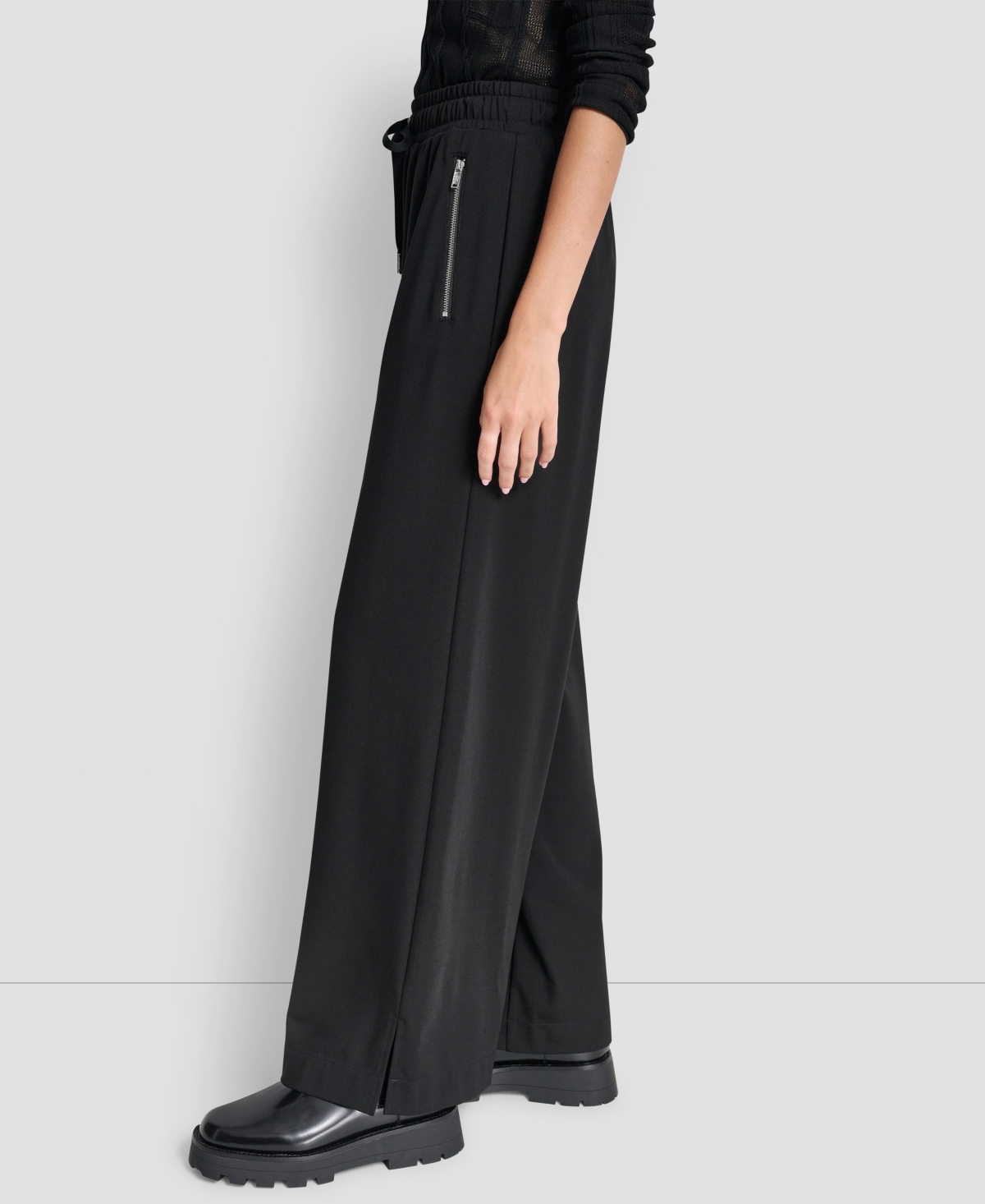 Dkny Women's Pull-On Wide-Leg Pants