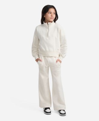 Girls' Cropped Pull-On Sweatshirt