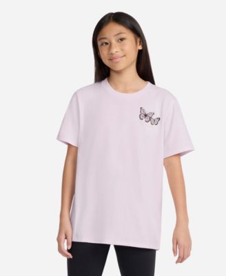 abercrombie kids Girls Butterfly Graphics Short-Sleeve T-Shirt - Lavender 9$