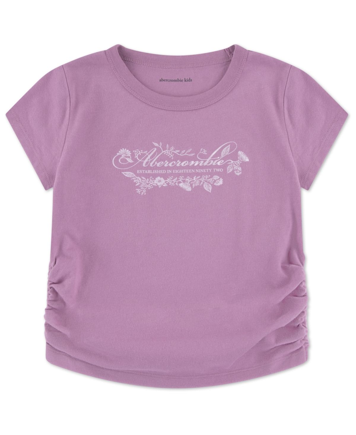 abercrombie kids Girls' Short-Sleeve Ruched T-Shirt