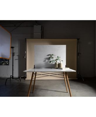 Duo Board - 30x40" Double Sided Surface Board, Raw Concrete/Vintage Plaster