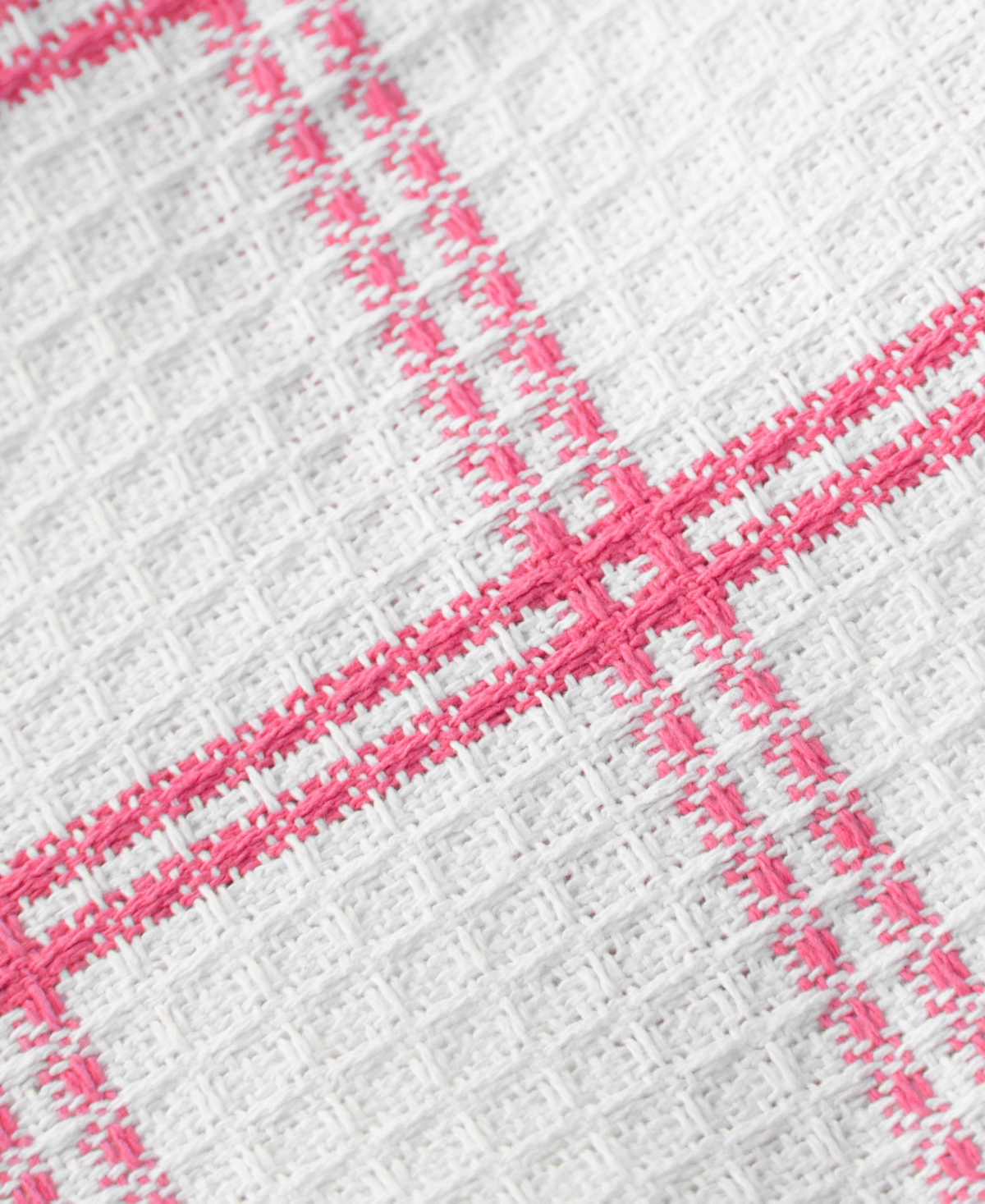 T-Fal Coordinating Flat Waffle Weave Cotton Dish Cloths, Set of 12