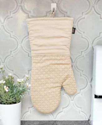 Ogee Silicone Printed Cotton Oven Mitt Gloves, Set of 2