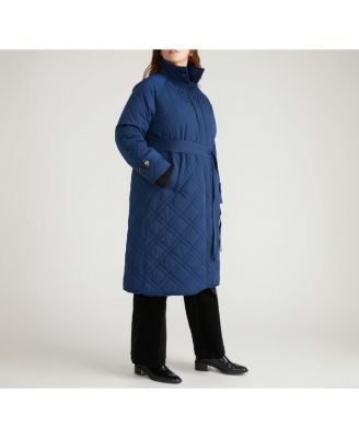 Plus Size Nehra Quilted Coat