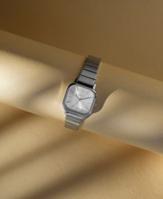 Women's 'Esther' 1735c Silver Stainless Steel Bracelet Watch, 26mm