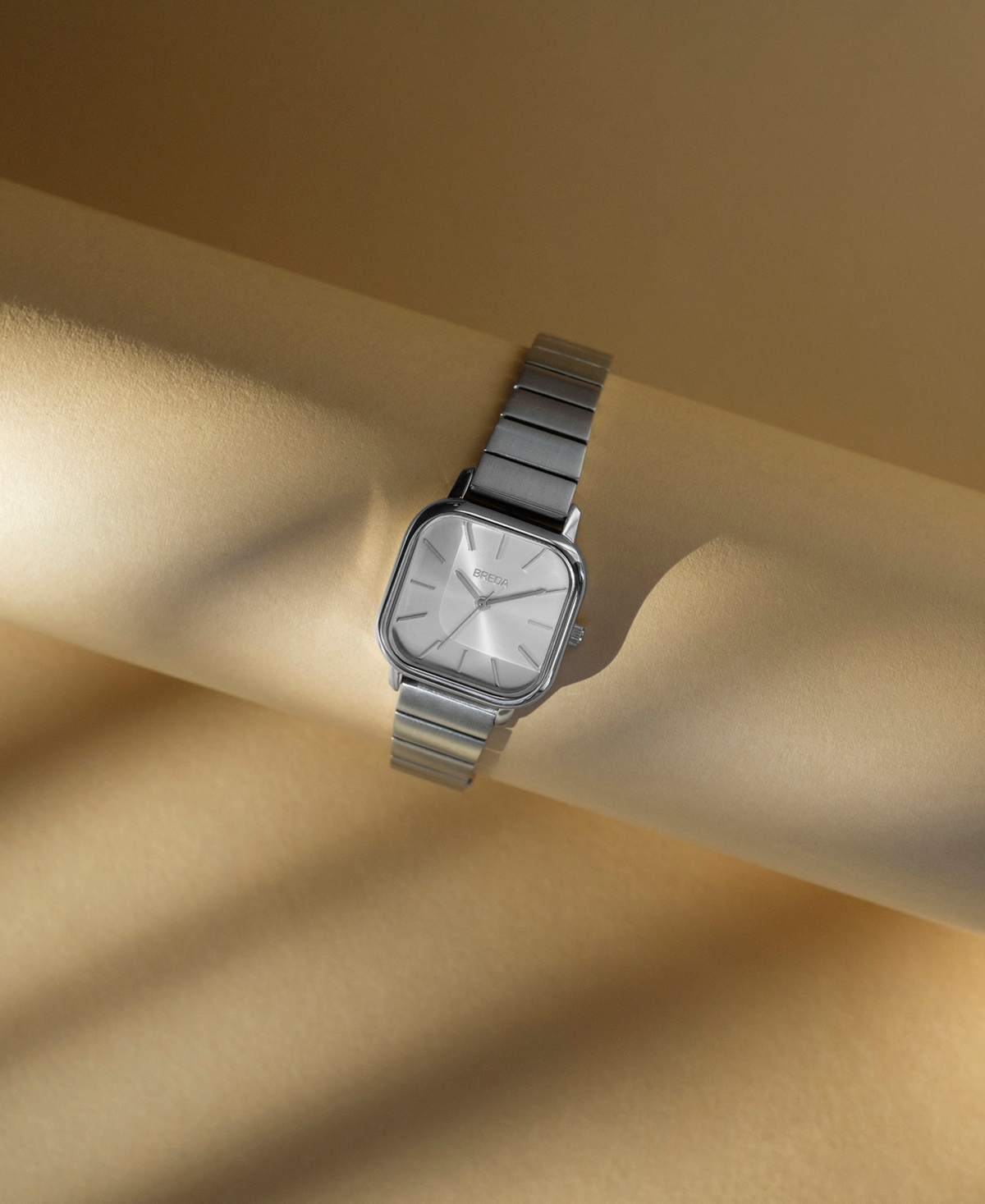 Breda Women's 'Esther' 1735c Silver Stainless Steel Bracelet Watch, 26mm