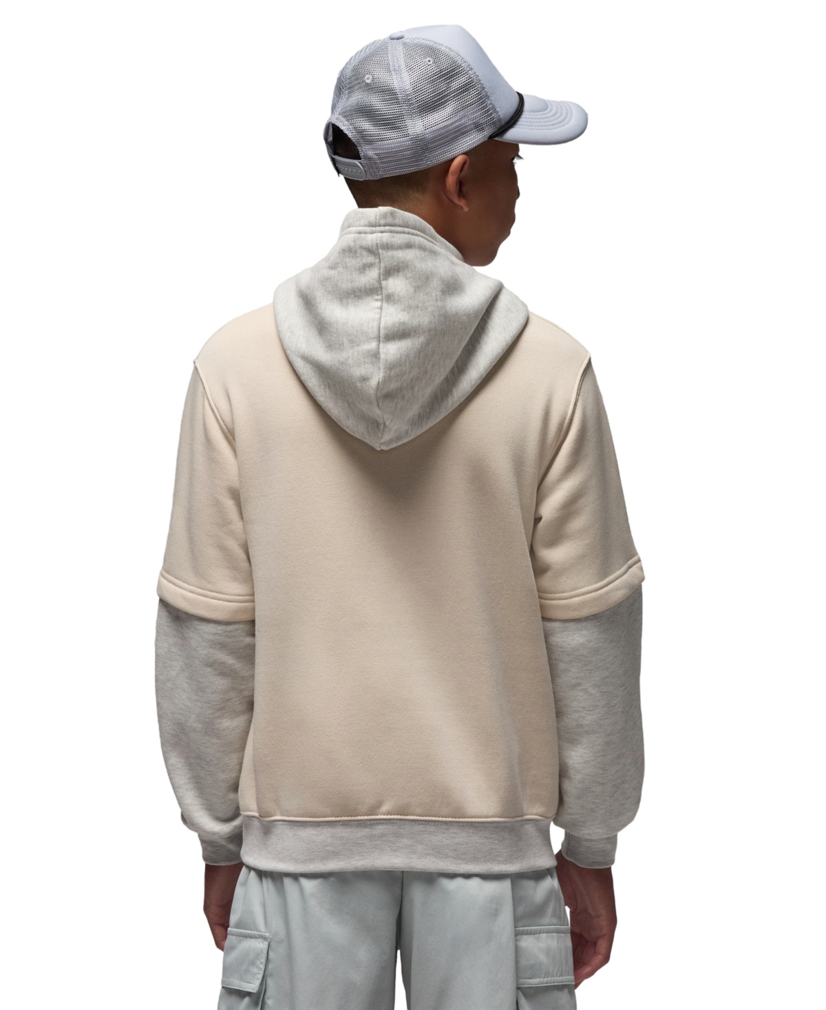 Jordan Boys 8-20 Mj Future Flight Drop Shoulder Long-Sleeve Hoodie