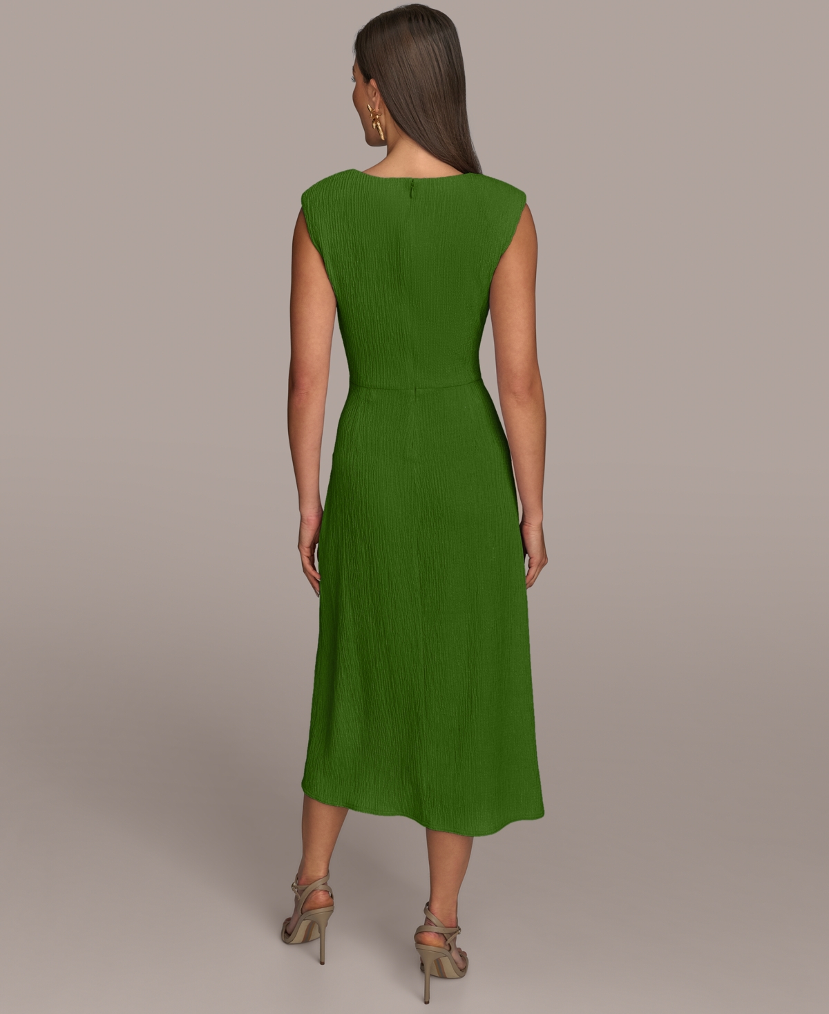 Donna Karan New York Women's Side-Ruched Midi Dress