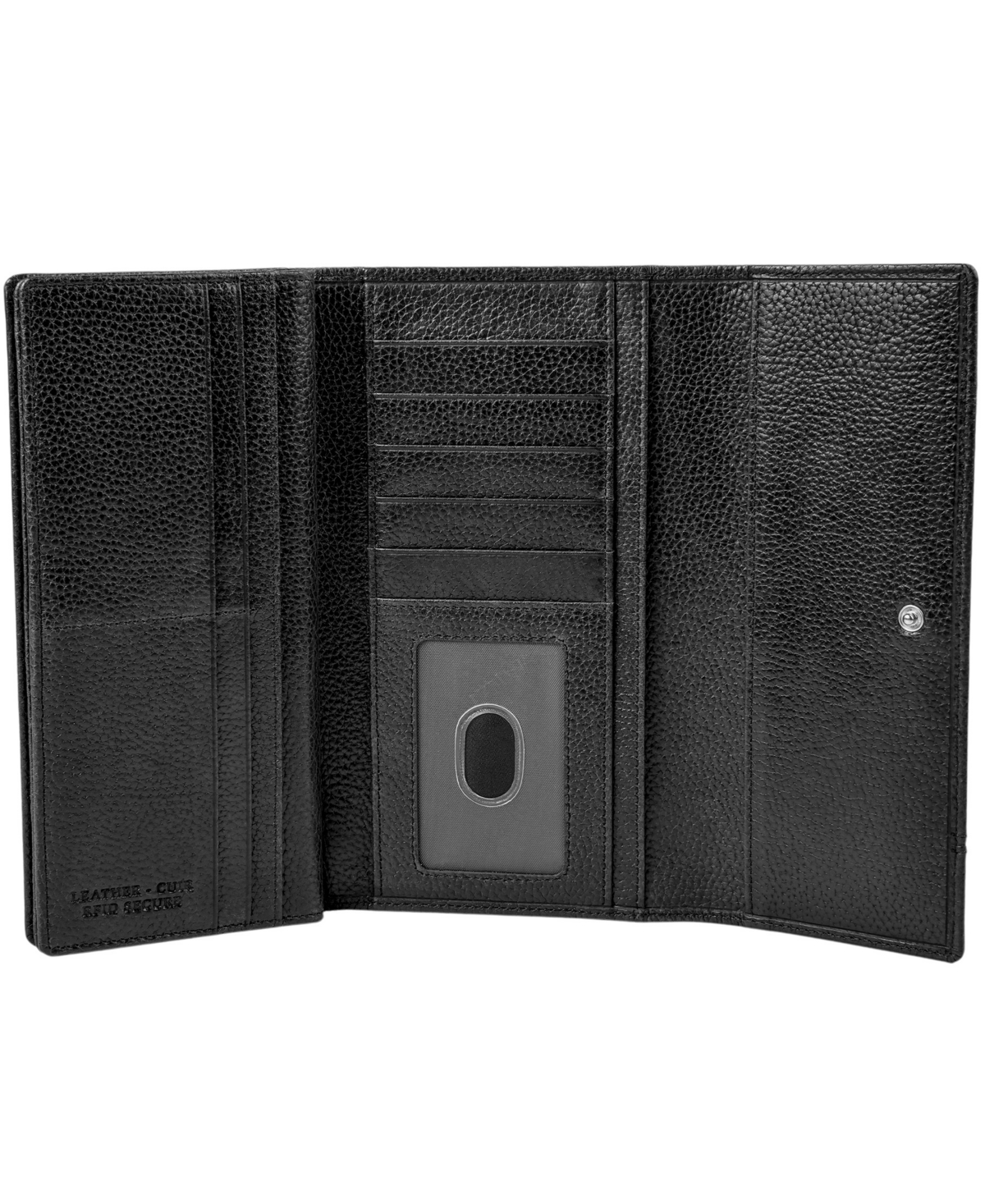 Mancini Fifth Avenue Rfid Secure Quad Fold Wallet