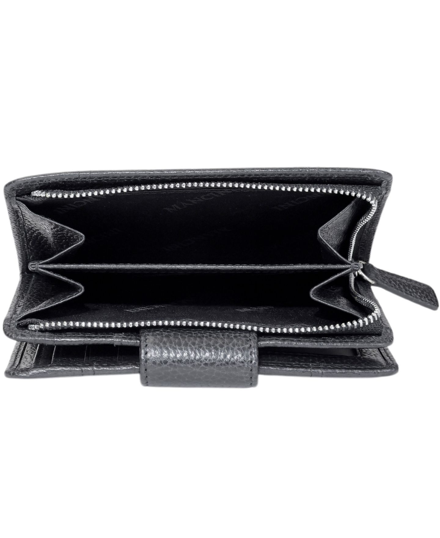Женский клатч Mancini Fifth Avenue RFID Secure Zipper Clutch, цвет: Чёрный — фото 6