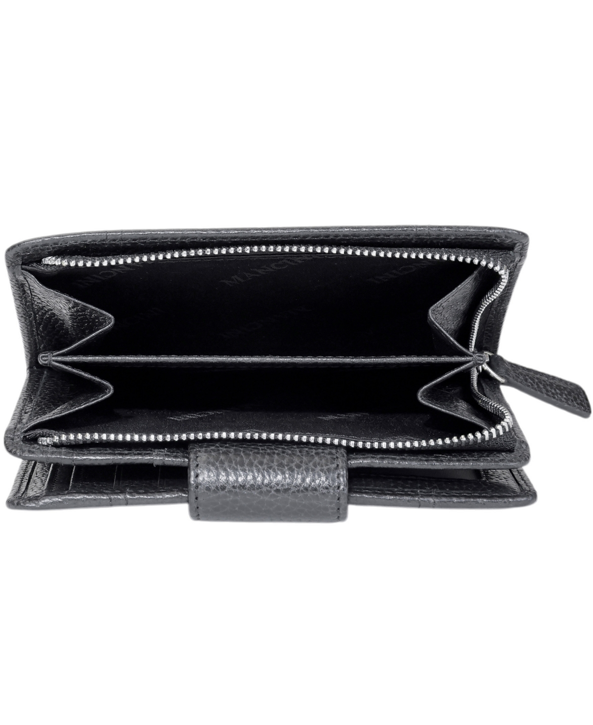 Mancini Fifth Avenue Rfid Secure Zipper Clutch