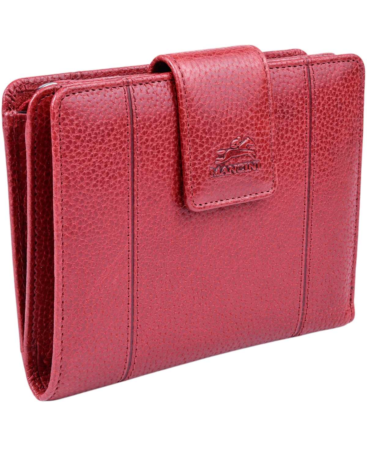 Mancini Fifth Avenue Rfid Secure Zipper Clutch