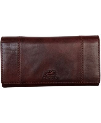 Pelle D'oro RFID Secure Quad Fold Wallet