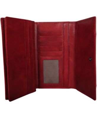 Pelle D'oro RFID Secure Quad Fold Wallet