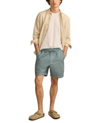 Men's 7" Linen Pull-On Shorts