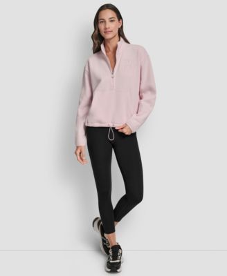 DKNY Women's Half-Zip Long-Sleeve Sweater