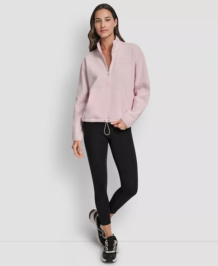DKNY Women's Half-Zip Long-Sleeve Sweater - thumbnail 2