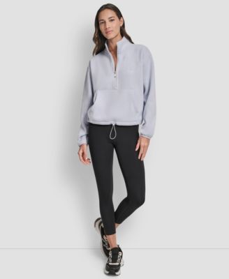 DKNY Women's Half-Zip Long-Sleeve Sweater