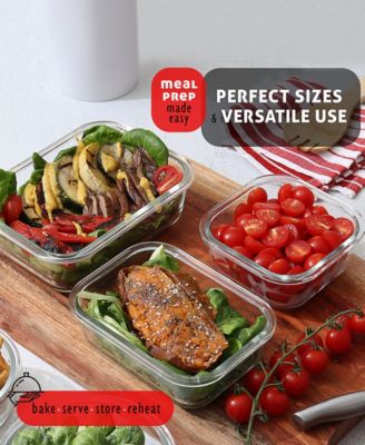 Borosilicate 16-Pc. Food Storage Containers Set