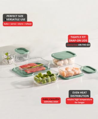 Borosilicate 12-Pc. Food Storage Container Set