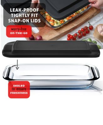 Casserole 8-Pc. Rectangular Container Set