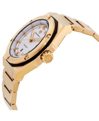 Men's TM-416077 CORAL Quartz 3 Hand Silver Dial Watch