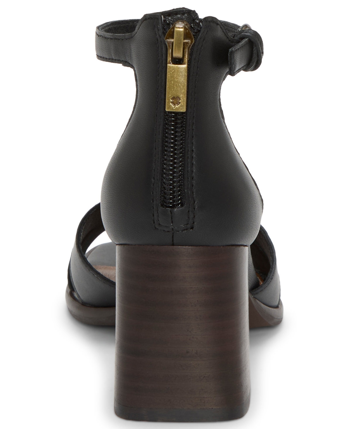 Lucky Brand Women's Herrika Stacked Heel Crisscross Dress Sandals