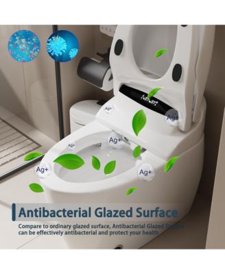 Fully automatic smart toilet - thermostatic seat, instant cleaning, foot feel flushing, US standard 110V
