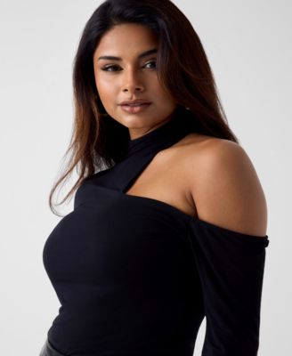 Women's Long-Sleeve Yuly Cut Out Top