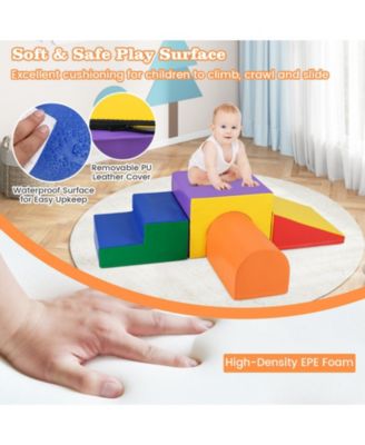 4-Piece Climb and Crawl Foam Block Play Set