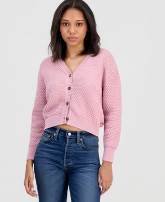 Women's Snowflake Long Sleeve Cardigan Sweater