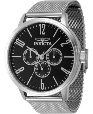 Men's 47119 Specialty Quartz VH63 Black Dial Watch