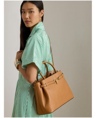 Leather Large Blaike Satchel Bag