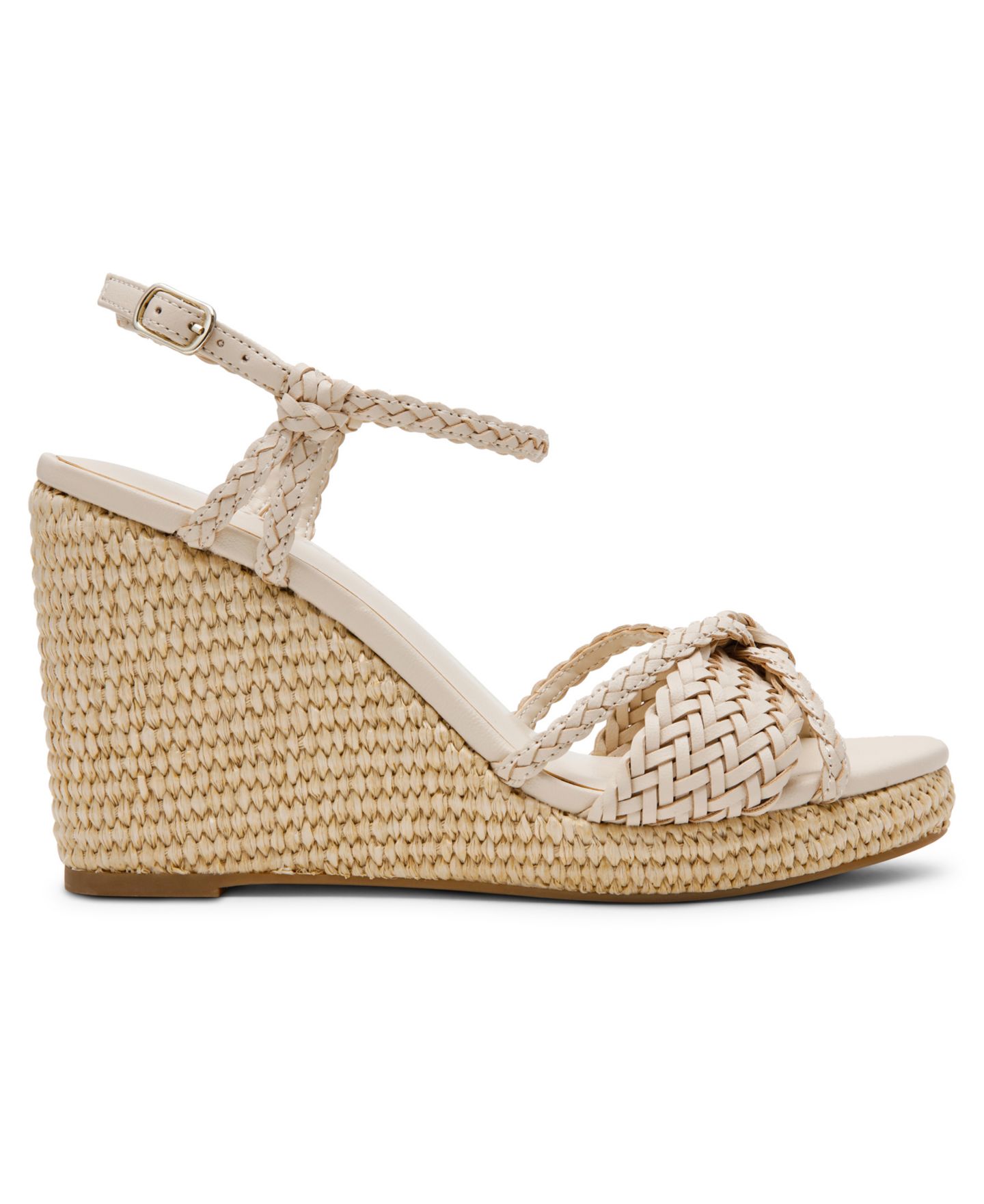 Женские сандалии Anne Klein Vow Braided Wedge, цвет: Костяной — фото 2