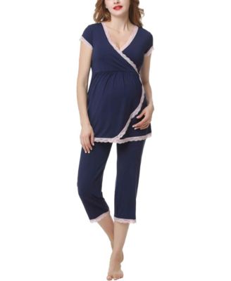 Maternity kimi + kai Nursing 2-Piece Pajama Set