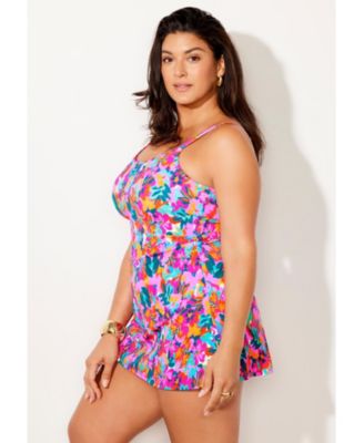Women's Chlorine Resistant Flowy Swimdress