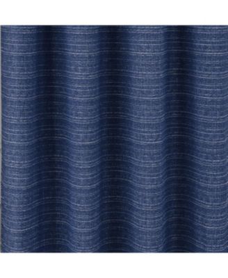 RT Designer Collection Kensington Jacquard Foam Backed Luxurious Decorative Grommet Curtain Panel 54" x 95" Navy