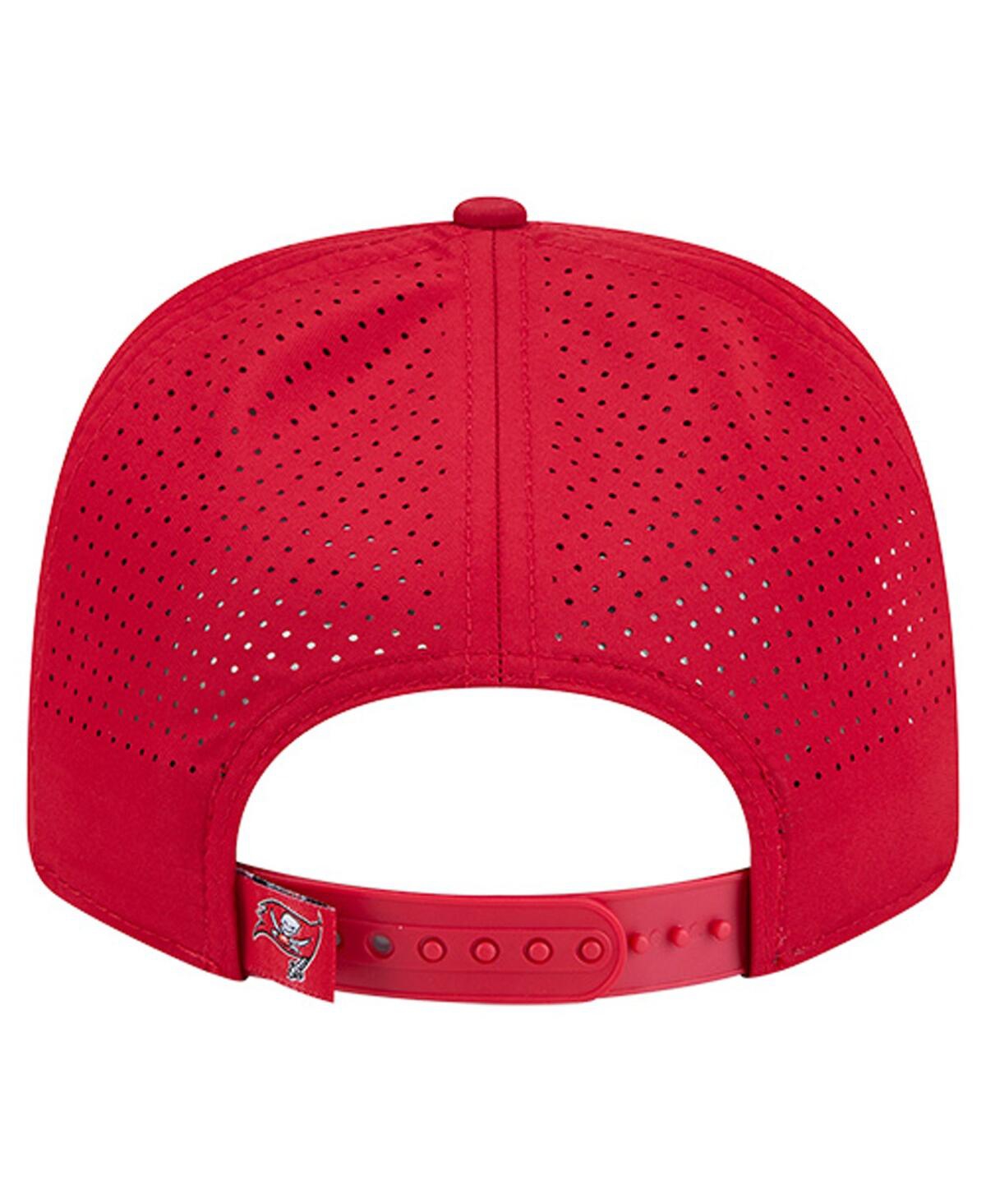 New Era Men's Red Tampa Bay Buccaneers Script 9SEVENTY Adjustable Hat