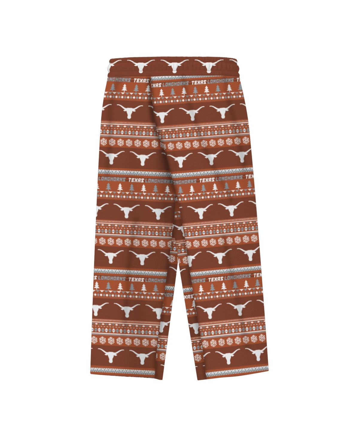 Outerstuff Big Boys And Girls 2-piece Texas Orange Texas Longhorns Ugly Sweater And Pajama Set In Orange