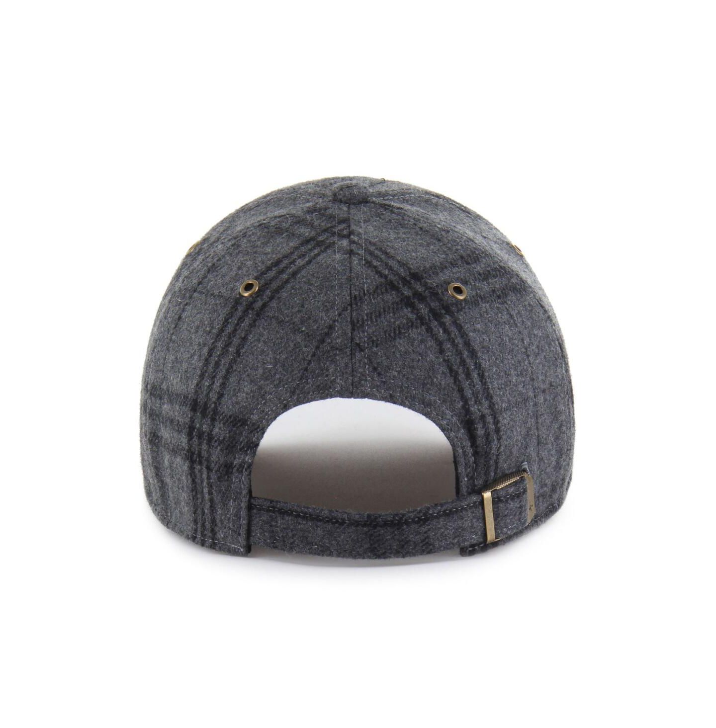Кепка '47 Brand Gray Boston College Eagles Plaid Windowpane Clean Up Adjustable Hat — фото 2